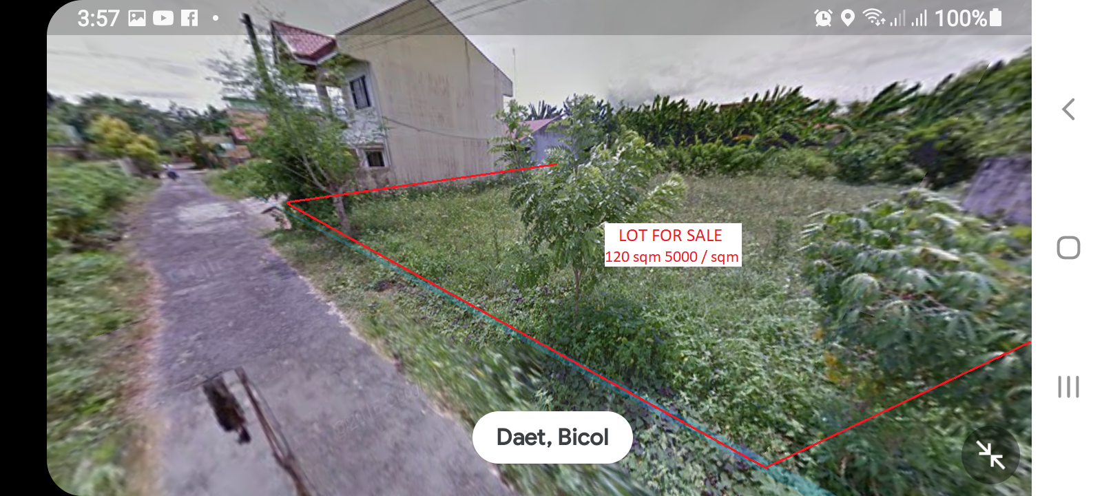 lot for sale in Holiday Homes Subdivision Lagon, Daet, Camarines Norte